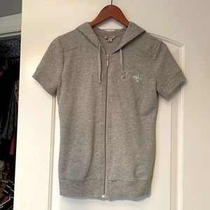 Hooded short sleeve Guess zip up